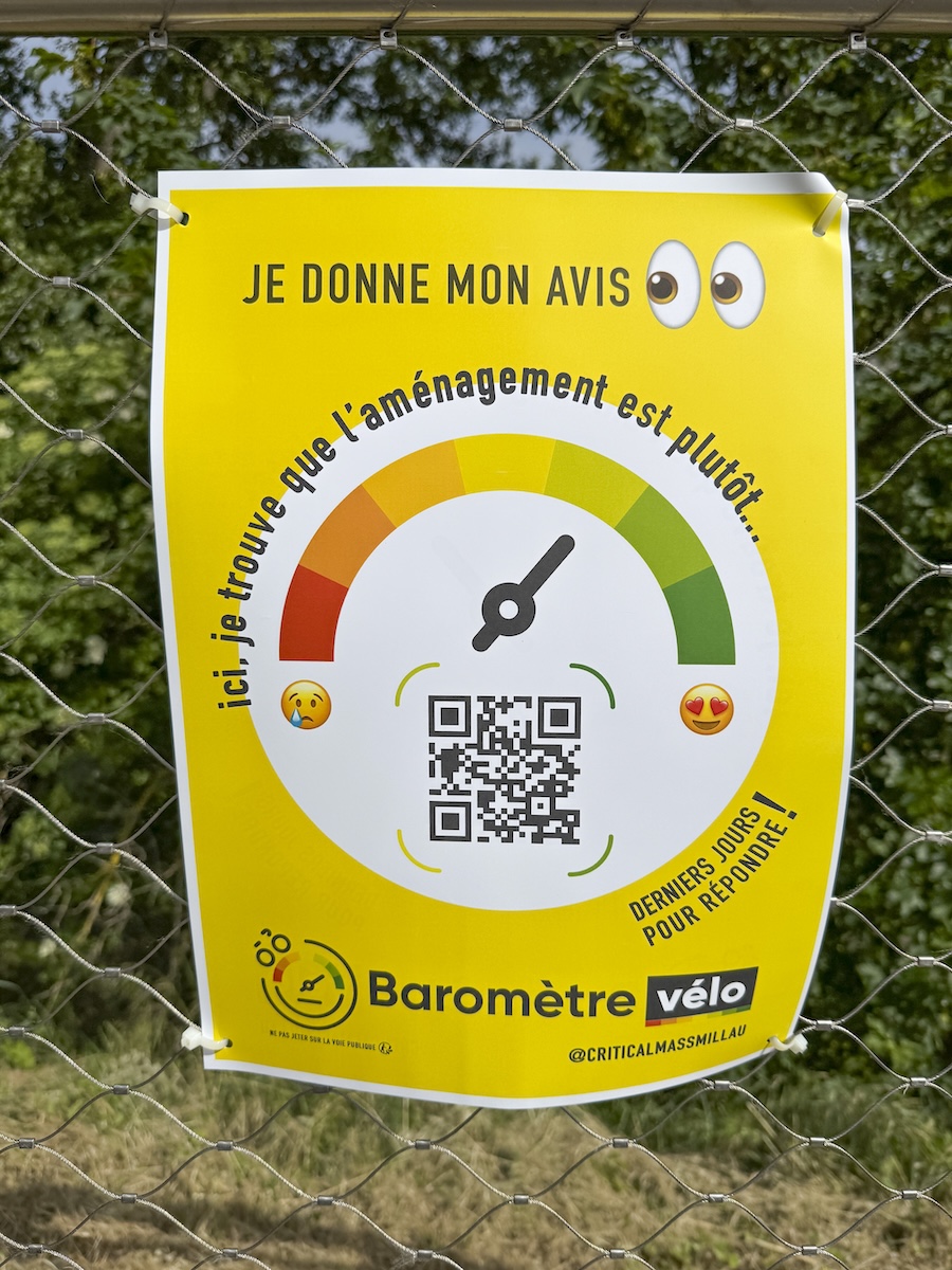 Notez la cyclabilité de Millau maintenant !